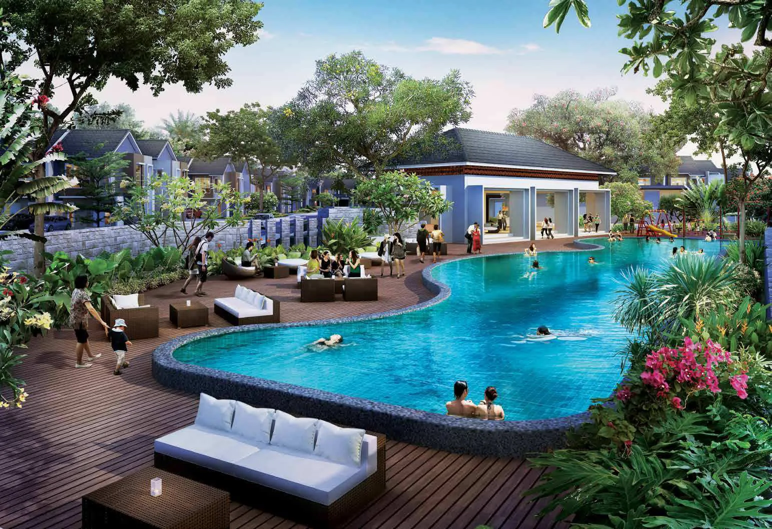 Club House & Kolam Renang